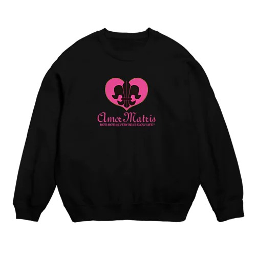 amor matris ＋ ♡ ピンク Crew Neck Sweatshirt