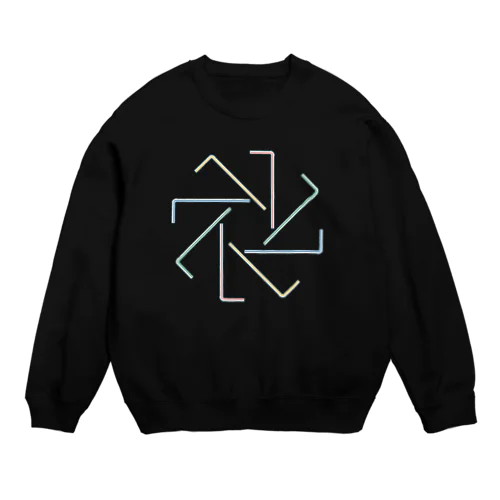 ストローかざぐるま Crew Neck Sweatshirt