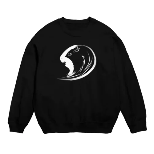 モルモットのムギちゃん(白線ver) Crew Neck Sweatshirt