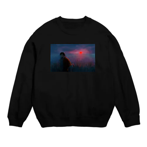 ｇｅｔｔｉｎｇ　ｄａｒｋｅｒ Crew Neck Sweatshirt