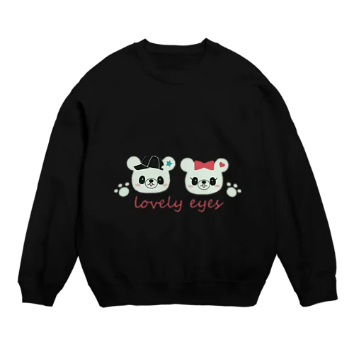 lovely eyes  Crew Neck Sweatshirt