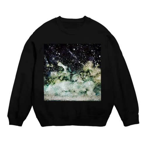 snow night Crew Neck Sweatshirt