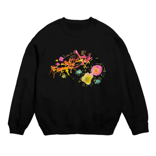 THIS IS ジャンピングネコ Crew Neck Sweatshirt