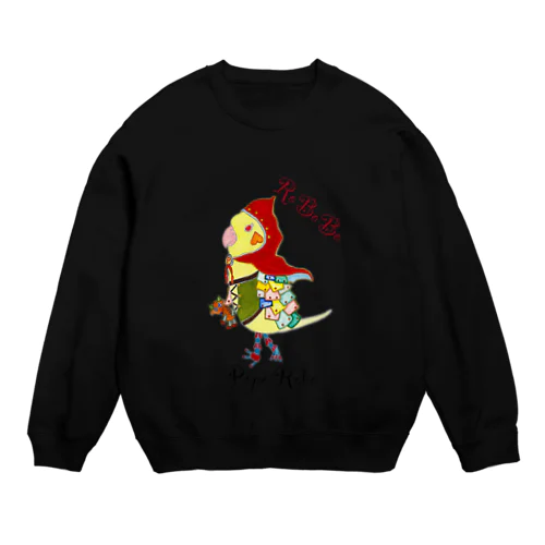 ROBOBO オカメインコ「ポポロボ」 Crew Neck Sweatshirt