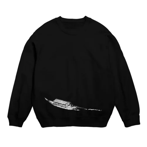 旗本伝法 Crew Neck Sweatshirt