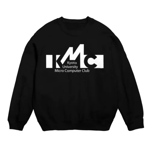 KMC 京大マイコンクラブ(白ロゴ) Crew Neck Sweatshirt