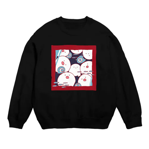 ギザバオバケといっしょ Crew Neck Sweatshirt