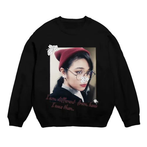 昔の自分グッズ（ネタ枠） Crew Neck Sweatshirt