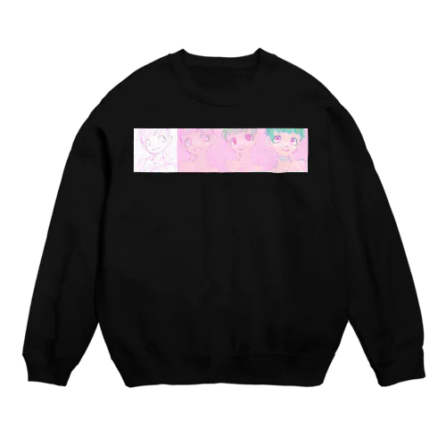 魔法少女メイキング Crew Neck Sweatshirt