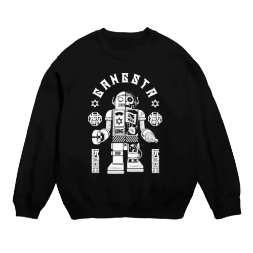 玩具星 -GANGSTA- Crew Neck Sweatshirt