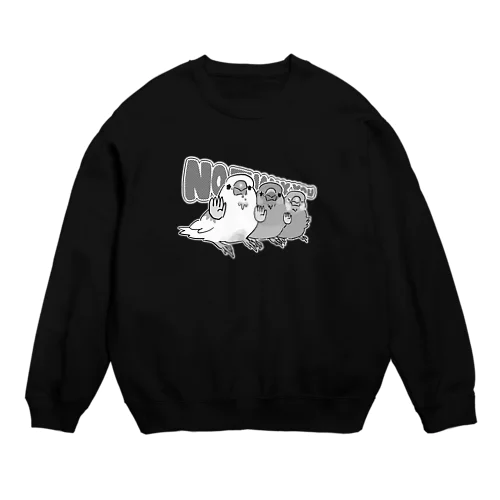 【トーン調】NO THANKYOU！文鳥 Crew Neck Sweatshirt