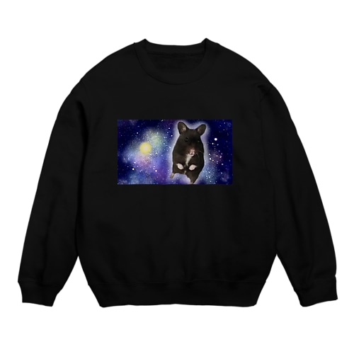 宇宙つむじ Crew Neck Sweatshirt