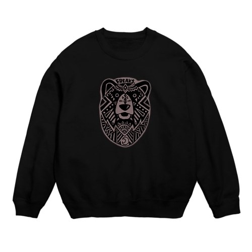 ツキノワグマくん茶色ver. Crew Neck Sweatshirt