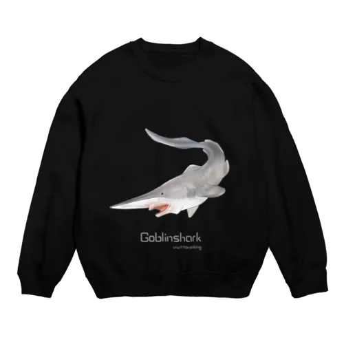 ミツクリザメ スウェット【ダークカラー】 Crew Neck Sweatshirt