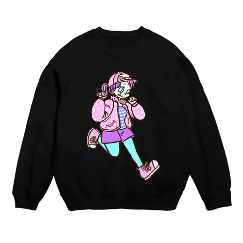 Gurumi girl_Pastel Crew Neck Sweatshirt