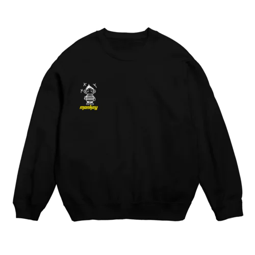 おさるのさとるっち Crew Neck Sweatshirt