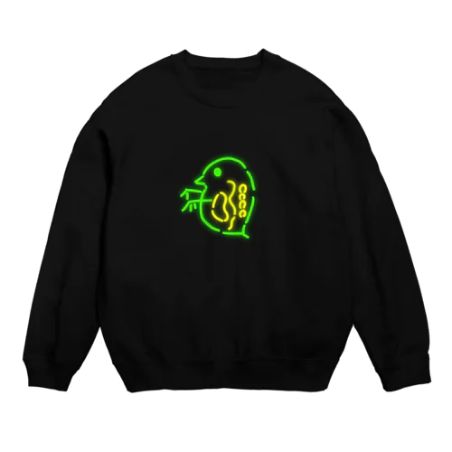 ネオンミジンコ Crew Neck Sweatshirt