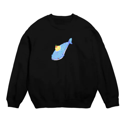 シ―フードアニマル　クリームソーダジンベイ Crew Neck Sweatshirt