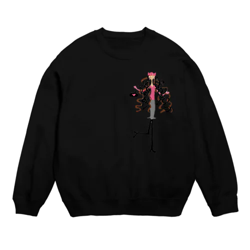 マドモアゼルちゃん  プリちゃん Crew Neck Sweatshirt