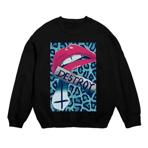 レオパード Crew Neck Sweatshirt