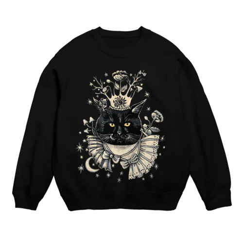 KING タキ 猫 Crew Neck Sweatshirt