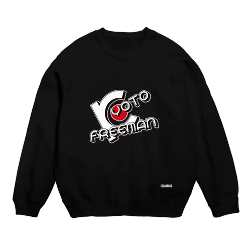 KYOTO FREEMAN マーク Crew Neck Sweatshirt