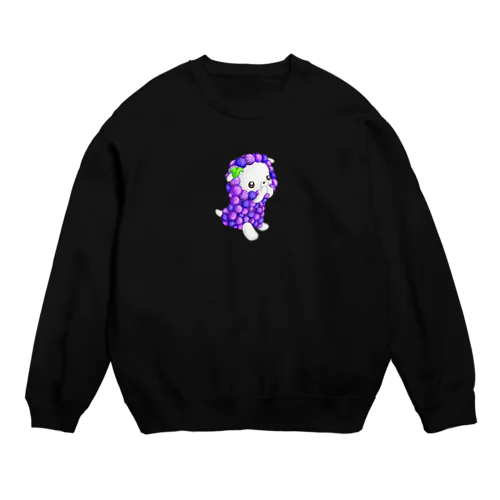 フルーツアニマル　ブドウヒツジ Crew Neck Sweatshirt