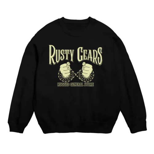 Rusty Gears Cuffs02 Crew Neck Sweatshirt