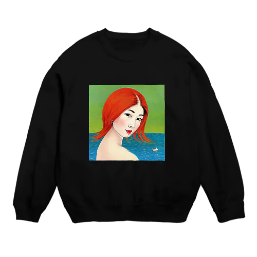 赤毛の子 Crew Neck Sweatshirt