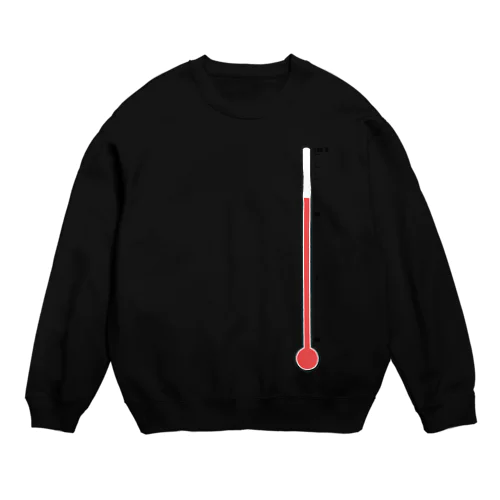 温度計・高温 Crew Neck Sweatshirt