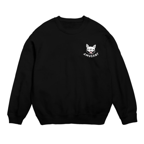 イケてるフレブル  白文字ver Crew Neck Sweatshirt