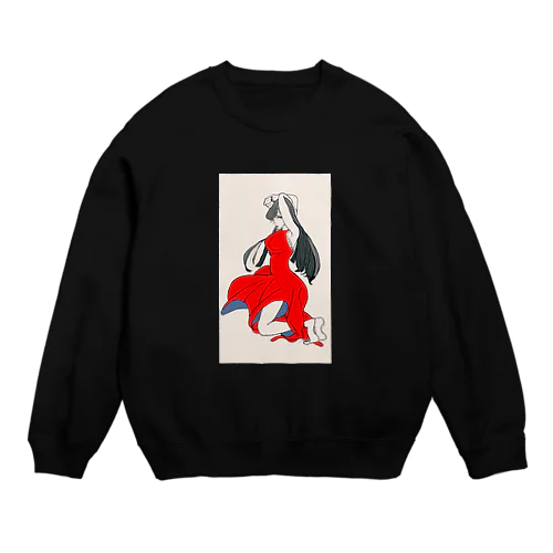 なんとなくドレスに Crew Neck Sweatshirt