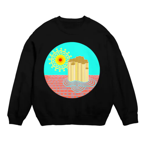 柱状節理 Crew Neck Sweatshirt