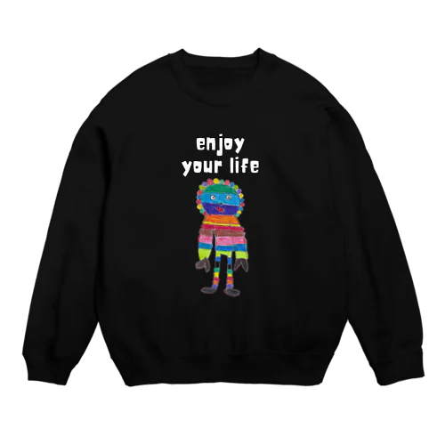 ハルエシア　カラフル星人 Crew Neck Sweatshirt