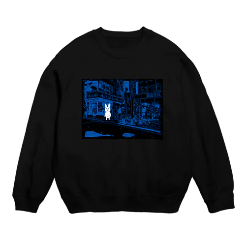 マヨナカのうさぎ Crew Neck Sweatshirt