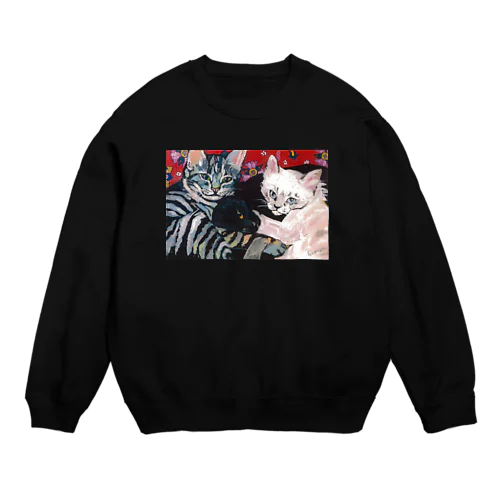 リッシュ、ニキータ、アイルトン・セナ Crew Neck Sweatshirt