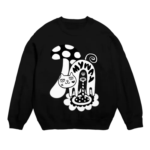 MY WAY CAT Crew Neck Sweatshirt