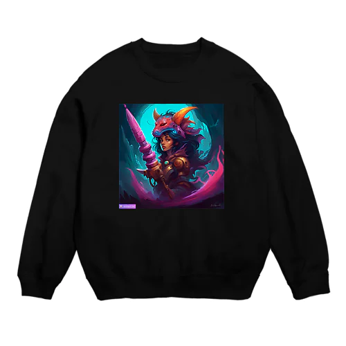 AIびじょモンアート Crew Neck Sweatshirt