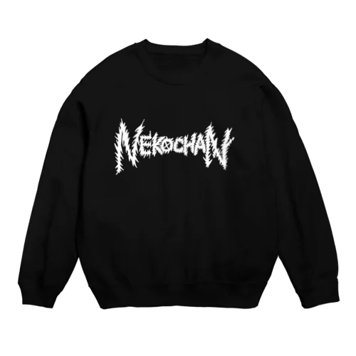 NEKOCHAN Graffiti (ホワイト) Crew Neck Sweatshirt