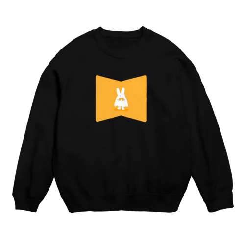 おめかしなおばけうさぎ Crew Neck Sweatshirt