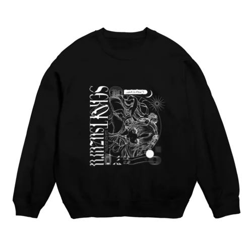 2周年記念グッズ白 Crew Neck Sweatshirt