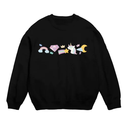 ゆめかわ Crew Neck Sweatshirt