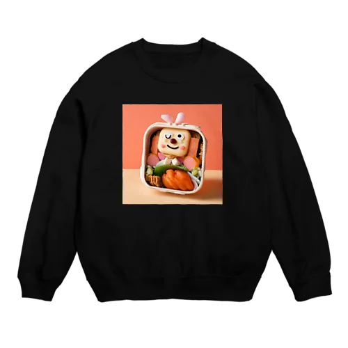 おべんとうさぎ Crew Neck Sweatshirt