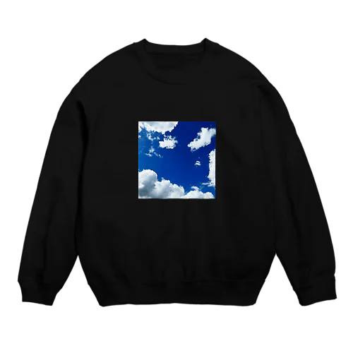 青い空。 Crew Neck Sweatshirt
