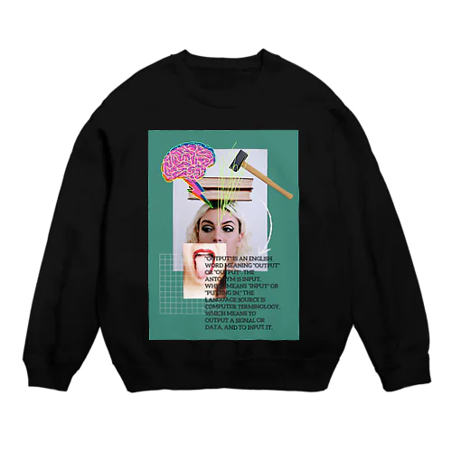 study. Crew Neck Sweatshirt