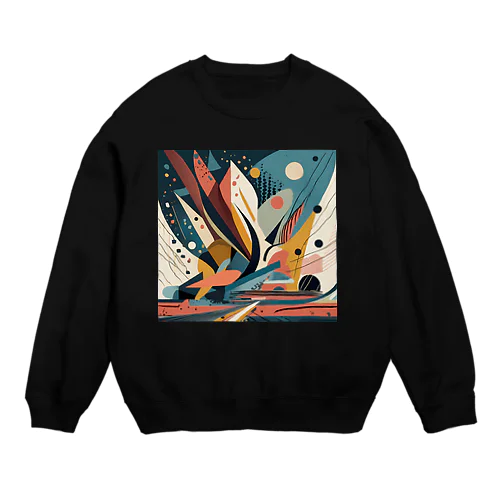 ガラクタアート Crew Neck Sweatshirt