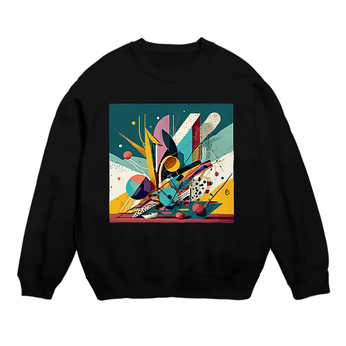 ガラクタアート Crew Neck Sweatshirt