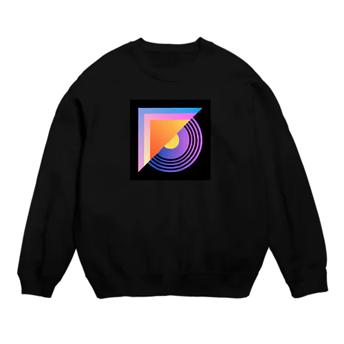 FULL COLORED ristretto records Crew Neck Sweatshirt