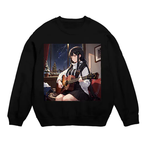 ギター少女　リオ Crew Neck Sweatshirt