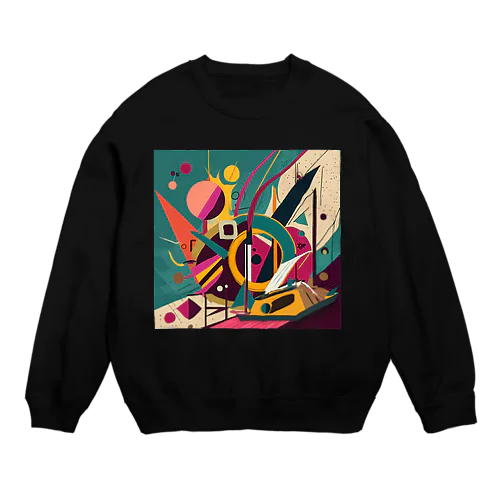 ガラクタアート Crew Neck Sweatshirt